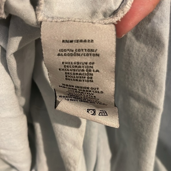 3/$20 DKNY Girls Sleeveless Denim Dress with Tie Waist - Size 7 - Picture 4 of 5